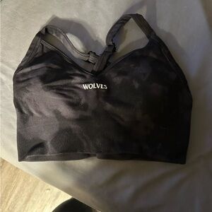 Darc Sport Wolves Black Sports Bra
